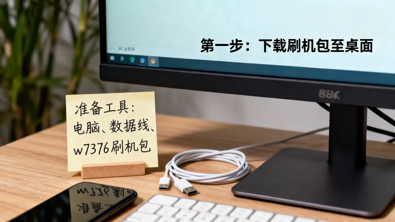 w7376刷机教程，w7376刷机包下载