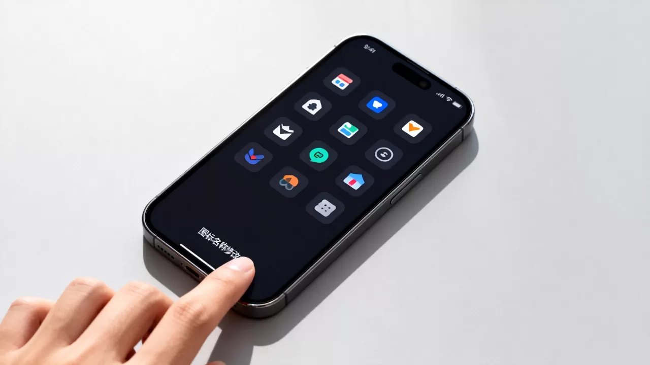 iphone图标怎么改，iphone图标改名