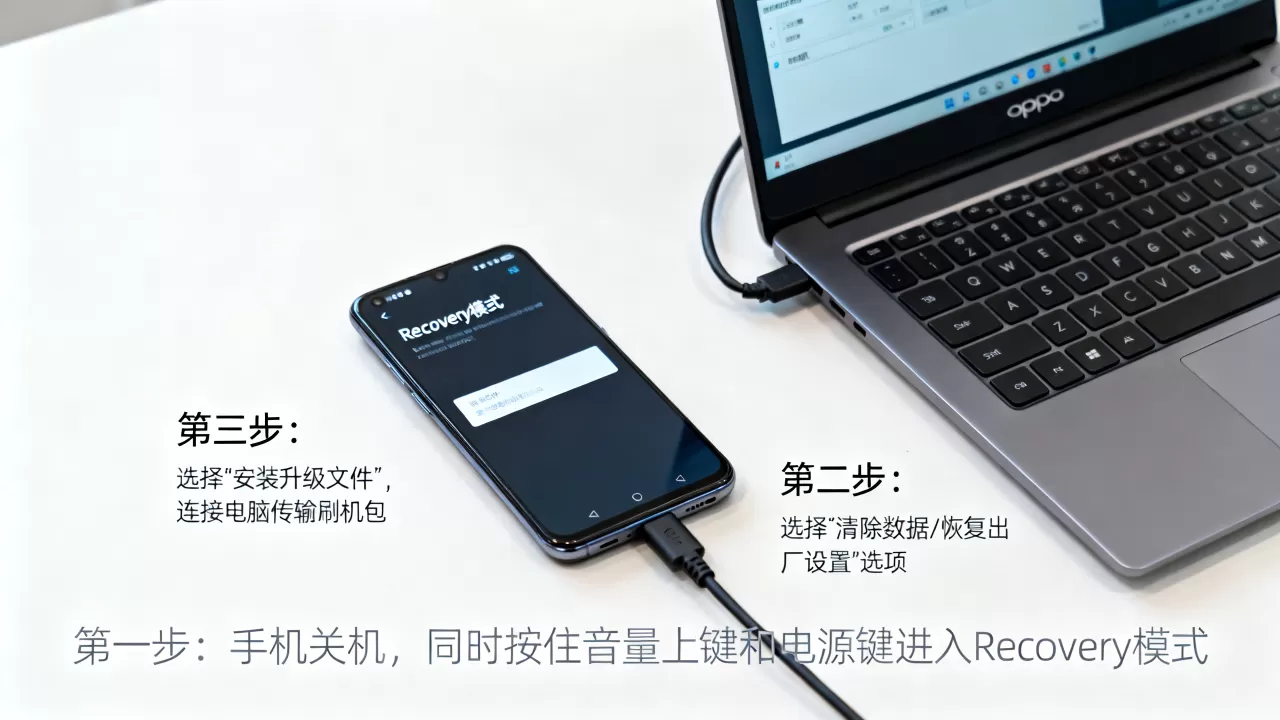 oppo手机刷机步骤，oppo手机怎么刷机