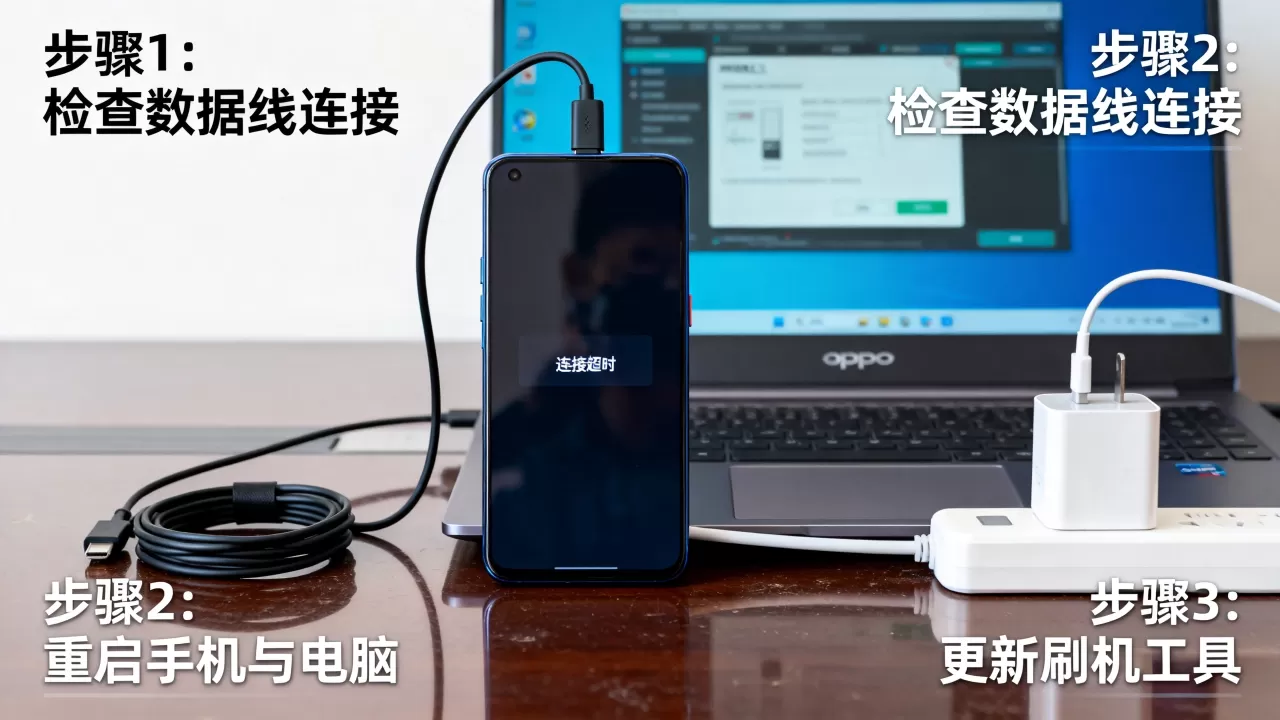 oppo刷机连接超时怎么办，oppo手机刷机教程