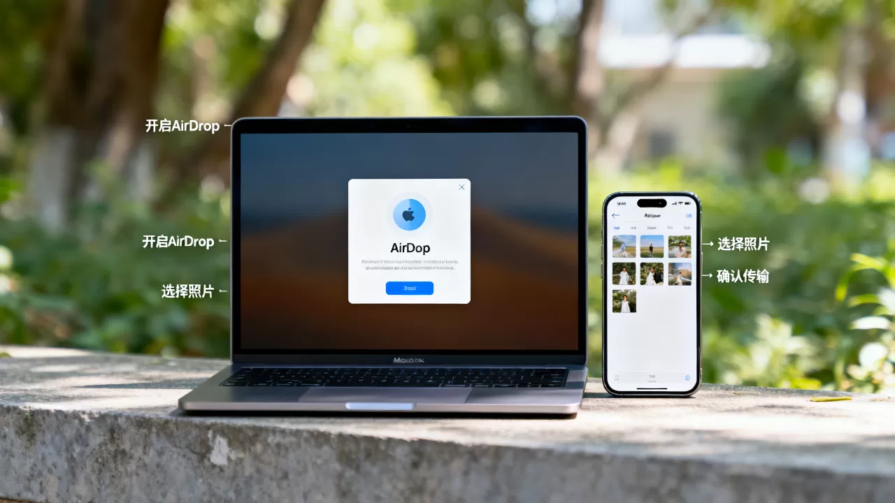 mac iphone图片怎么传，mac和iphone互传图片