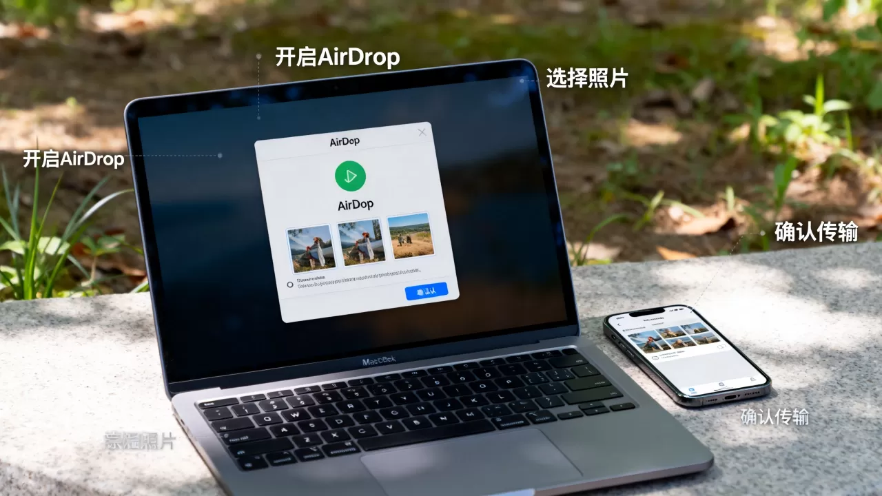mac iphone图片怎么传，mac和iphone互传图片