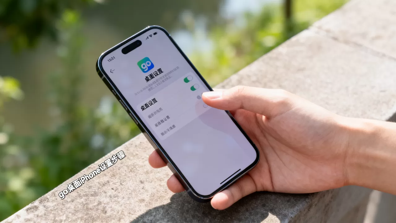 go桌面iphone怎么设置，go桌面