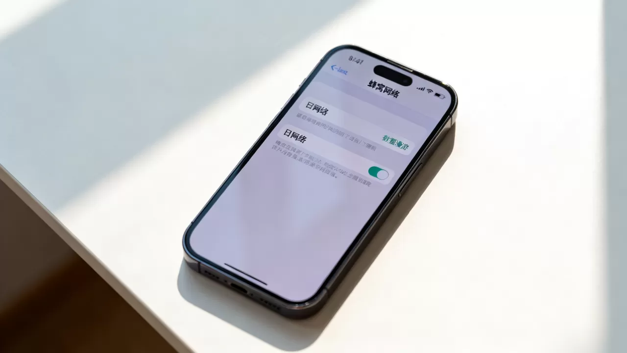 iPhone日网络是什么，iPhone日网络怎么设置