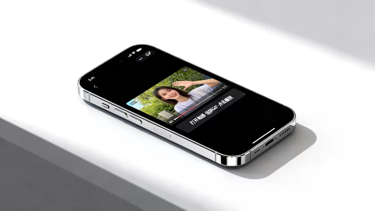 iphone播放gif怎么设置，iphone播放gif