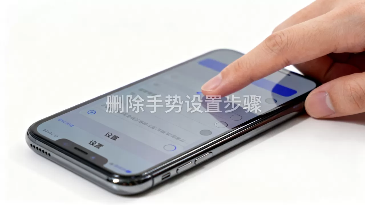 iphone删除手势怎么设置，iPhone删除手势