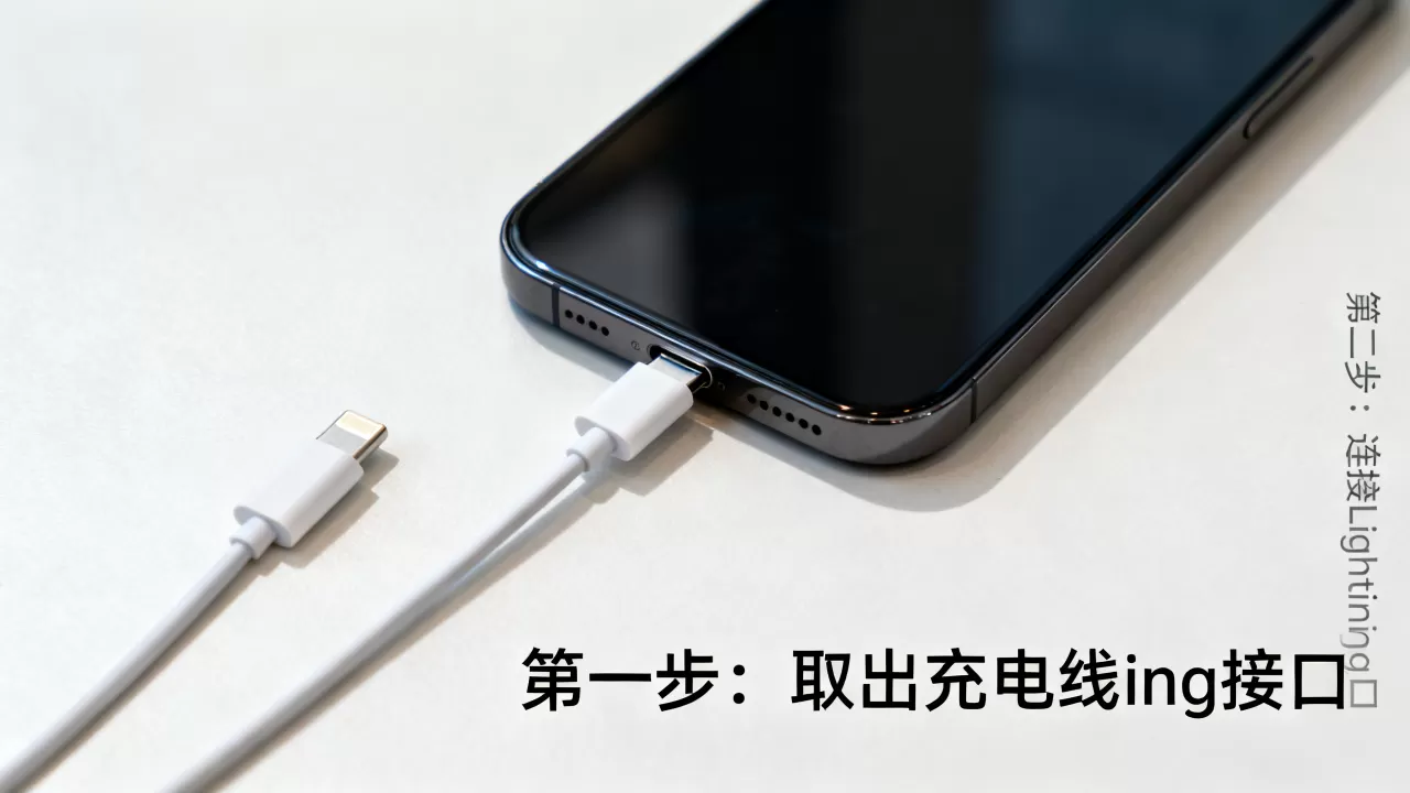 iPhone线怎么安装，iPhone充电线安装方法