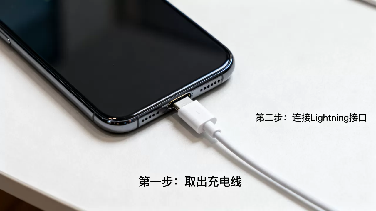 iPhone线怎么安装，iPhone充电线安装方法