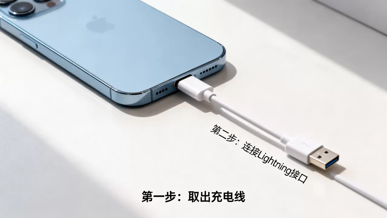 iPhone线怎么安装，iPhone充电线安装方法