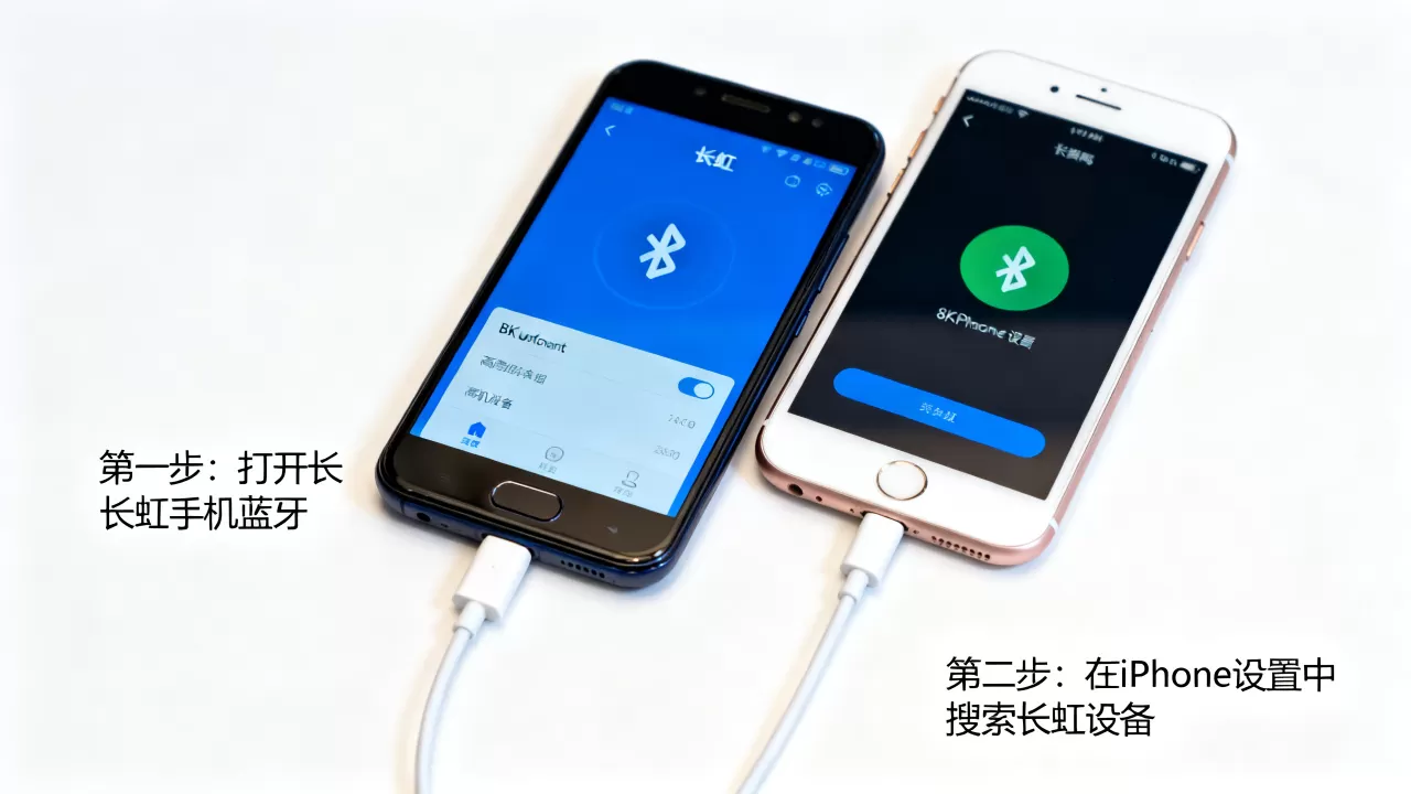 长虹手机怎么连接iPhone，长虹iphone连接