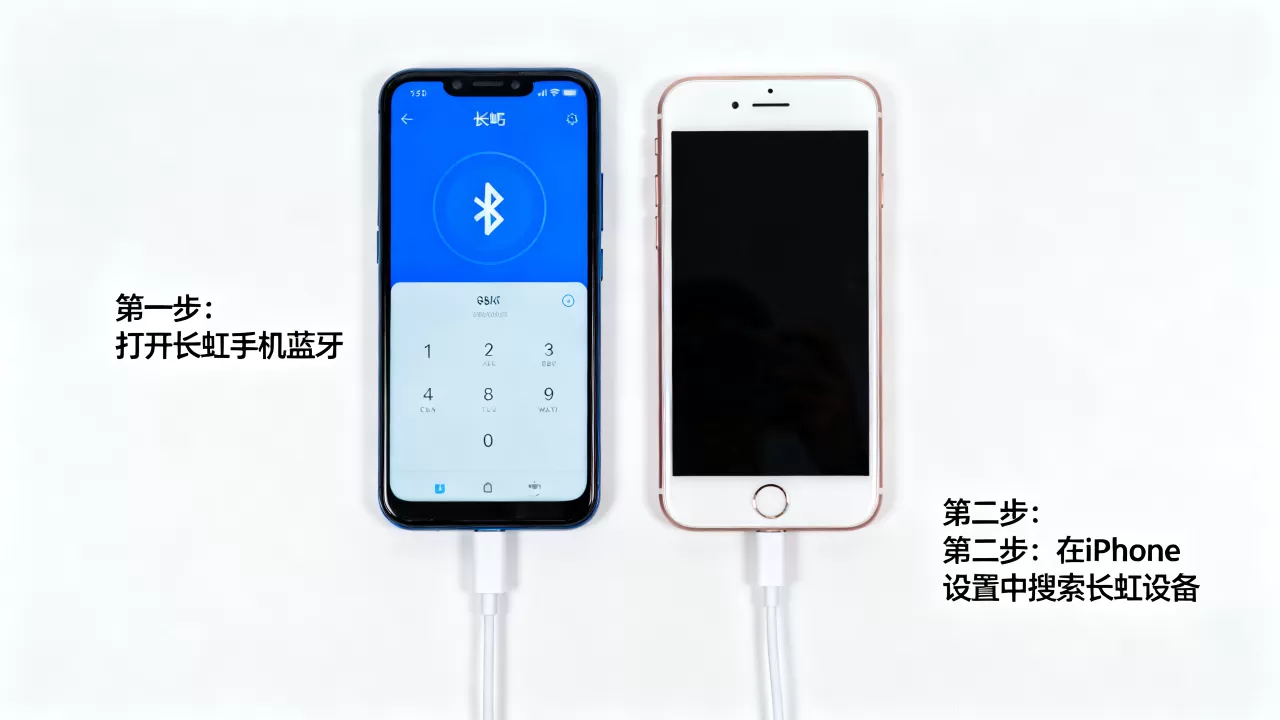 长虹手机怎么连接iPhone，长虹iphone连接