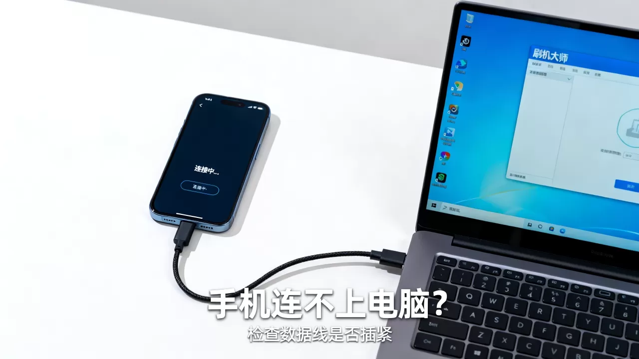 刷机大师手机连不上怎么办，刷机大师连不上电脑
