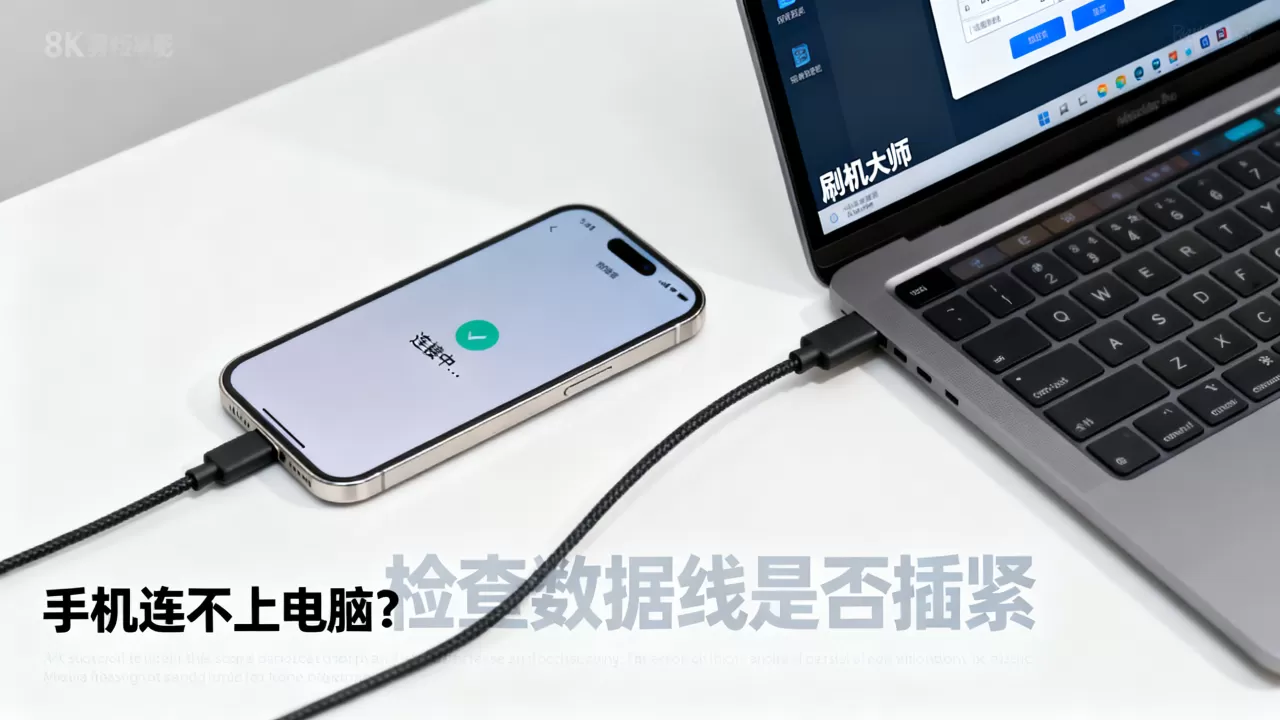刷机大师手机连不上怎么办，刷机大师连不上电脑