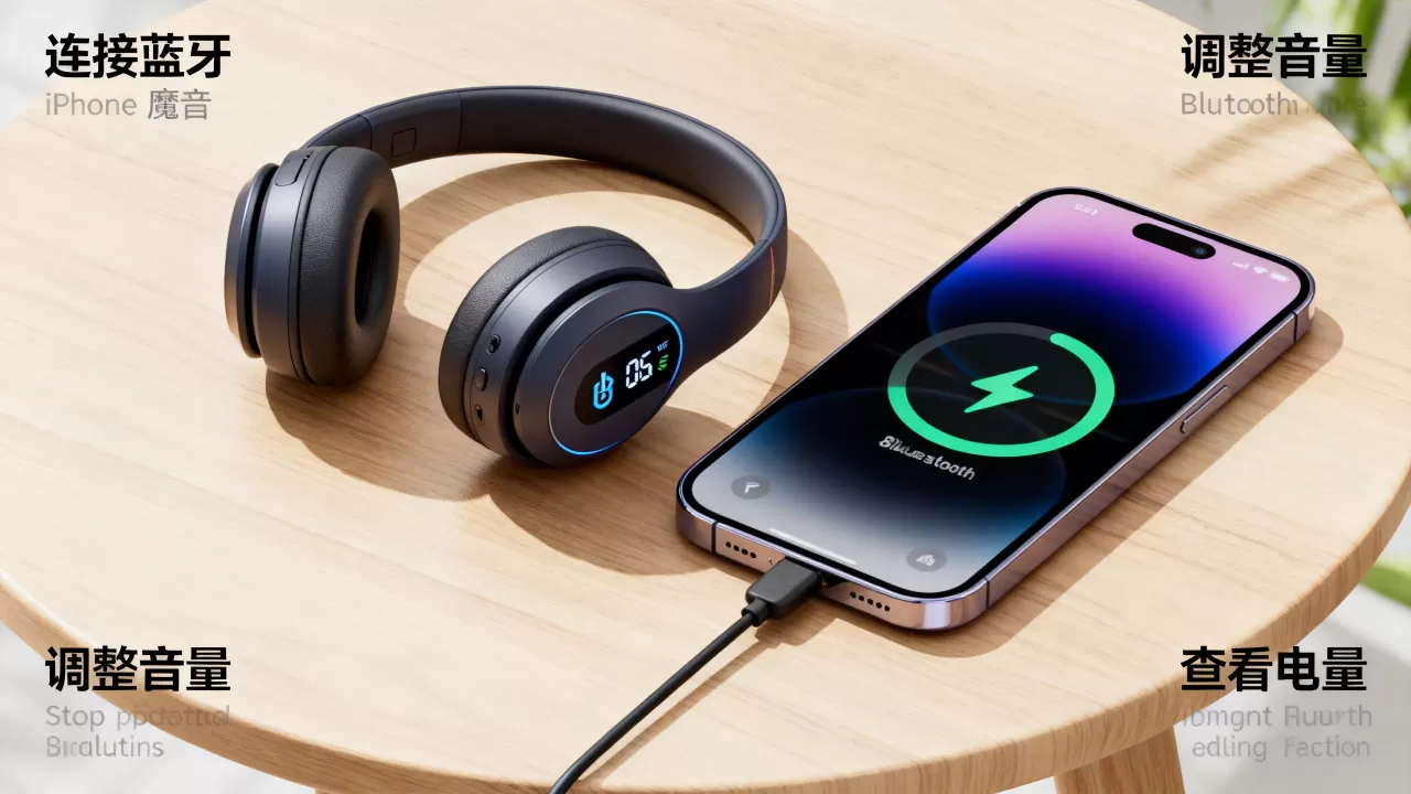 iphone魔音耳机怎么用，iphone魔音耳机