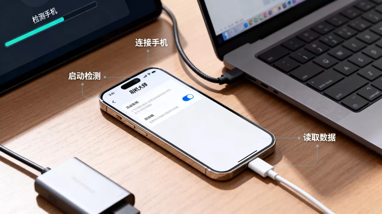 刷机大师怎么检测，刷机大师检测手机方法