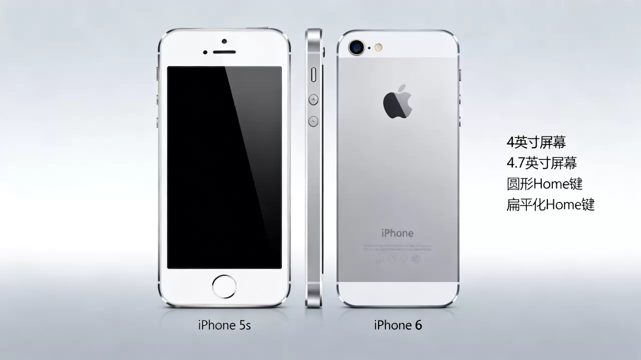 iphone5s到iphone6，iphone5s和iphone6的区别
