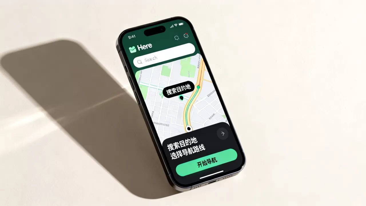 iPhone上Here地图怎么用，Here地图苹果版