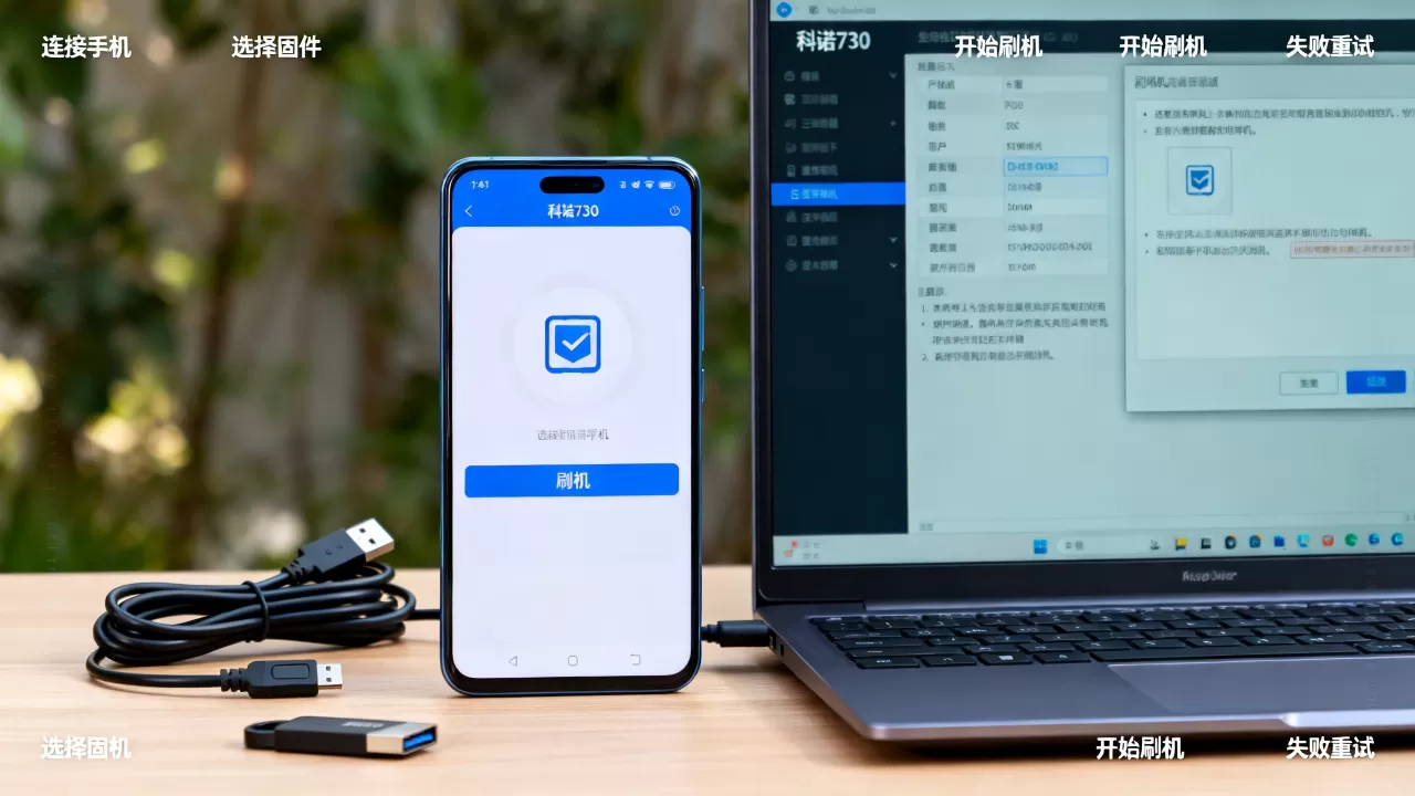 科诺730刷机教程，科诺730刷机失败怎么办