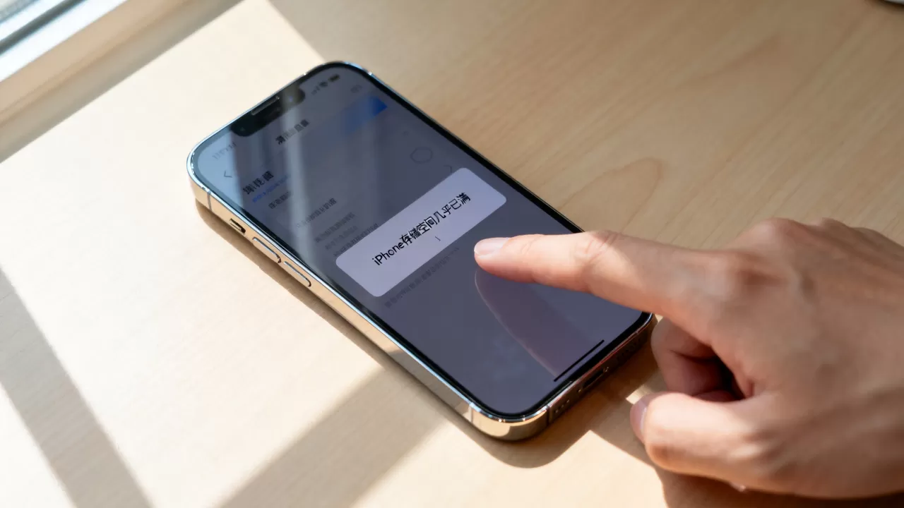 iphone显示清理空间不足怎么办，iphone清理内存