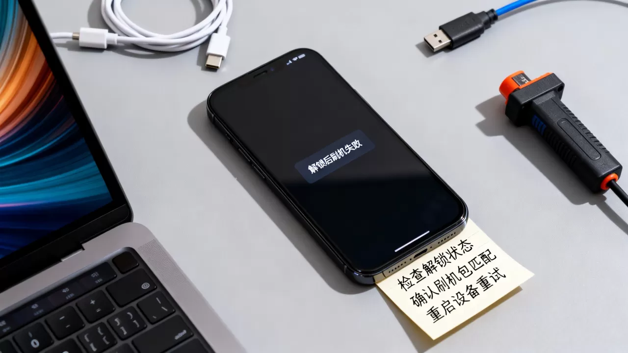 解锁后刷机失败怎么办，手机解锁刷机失败