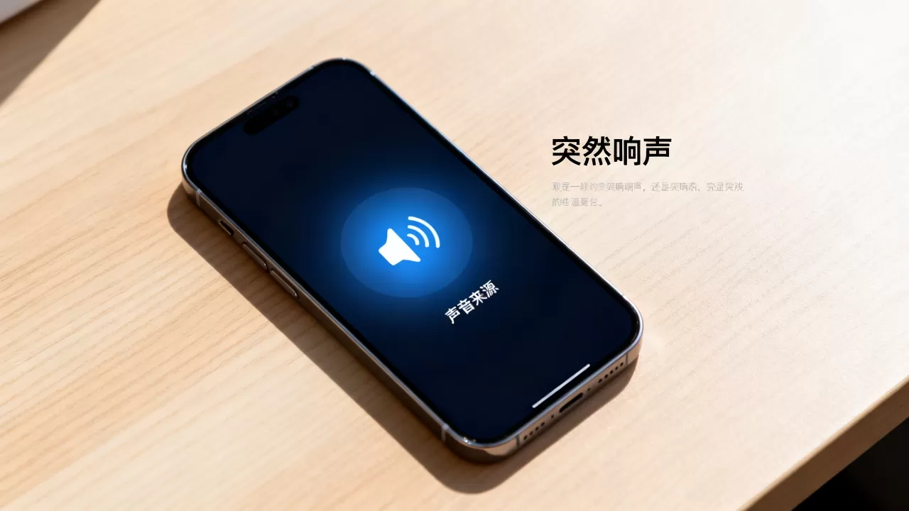 iphone突然响声怎么回事，iphone突然发出声音