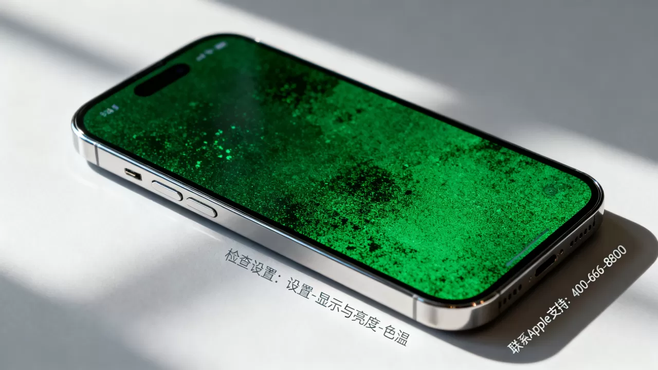iPhone屏幕变绿怎么办，iPhone屏幕变绿