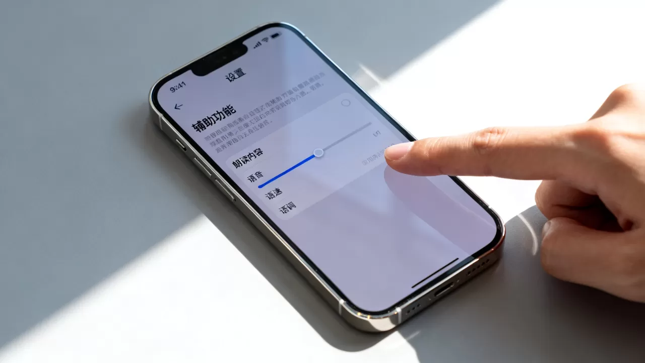 iphone朗读小说怎么设置，iphone朗读小说