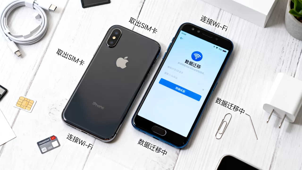 iPhone换安卓手机怎么操作，iPhone换安卓