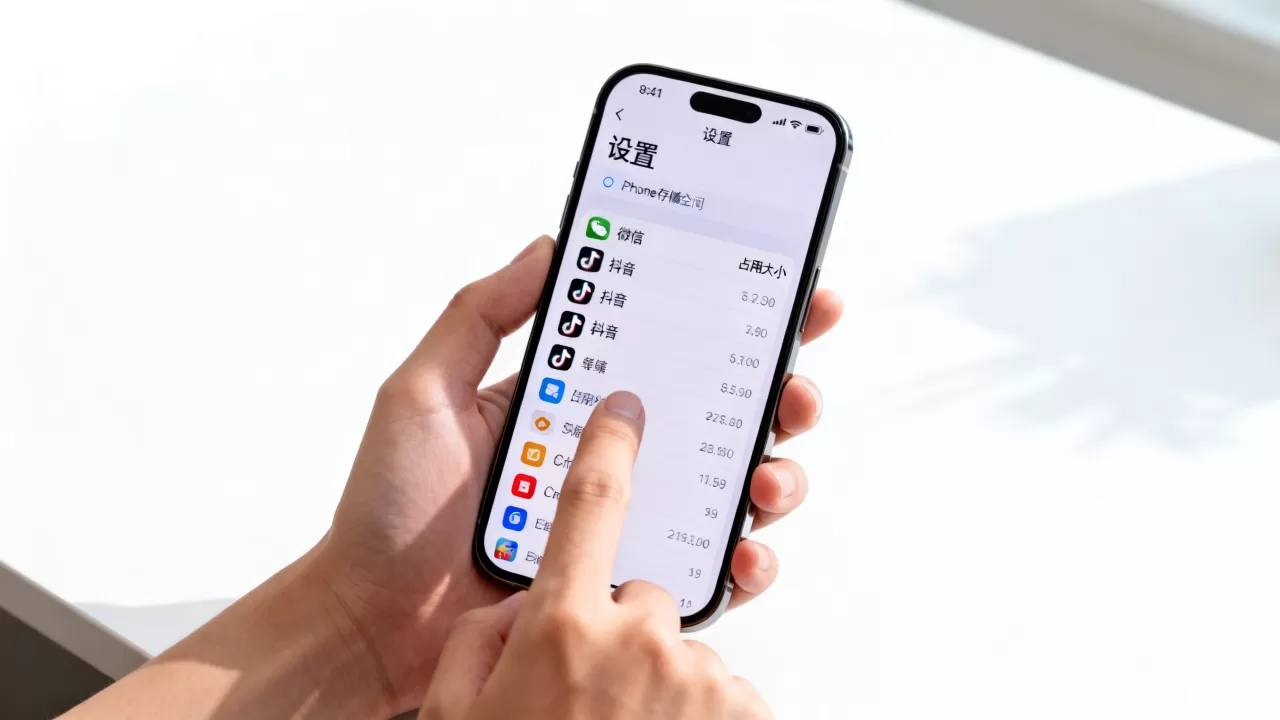 iphone软件大小怎么查看，iphone软件占用空间大