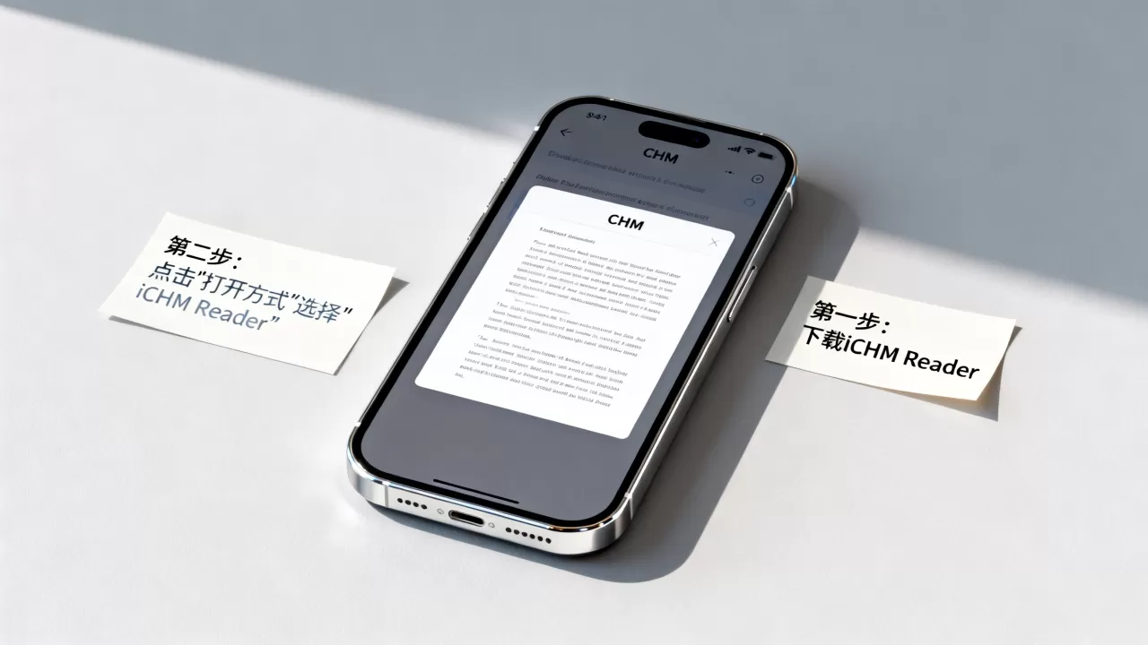 iphone怎么打开chm文件，iphone看chm