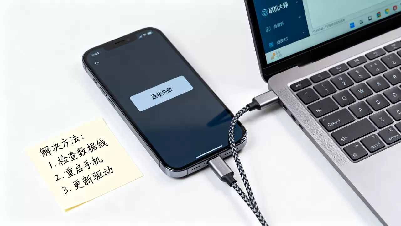 手机连不上刷机大师怎么办，刷机大师连接失败解决方法