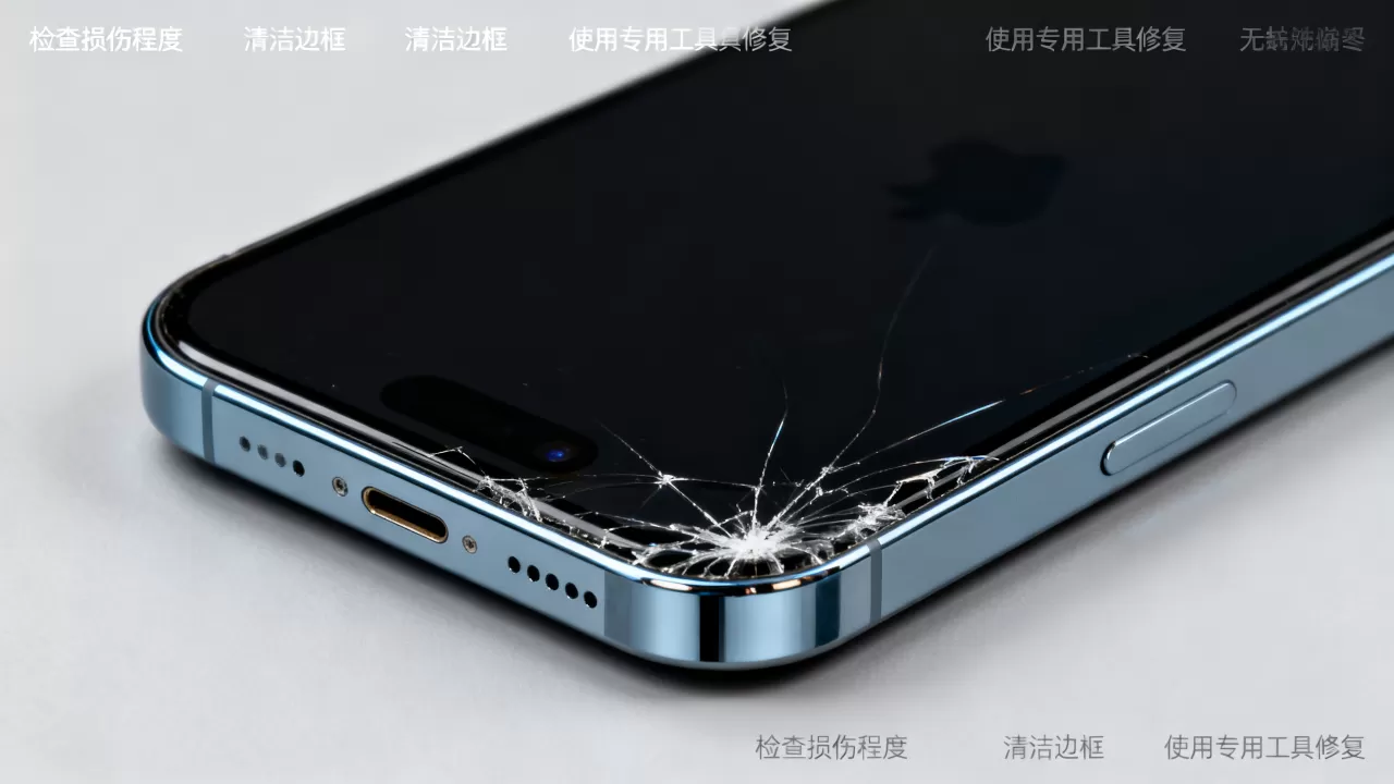 iPhone边框摔了怎么办，iPhone边框摔了