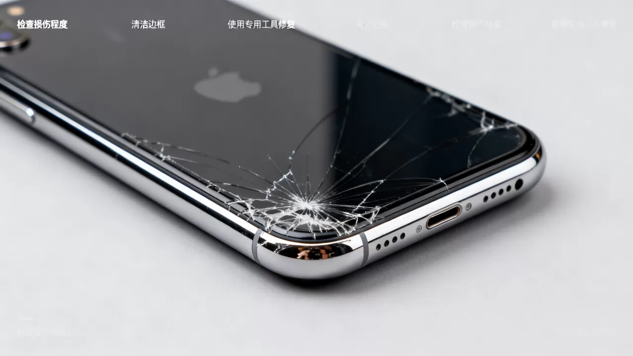 iPhone边框摔了怎么办，iPhone边框摔了
