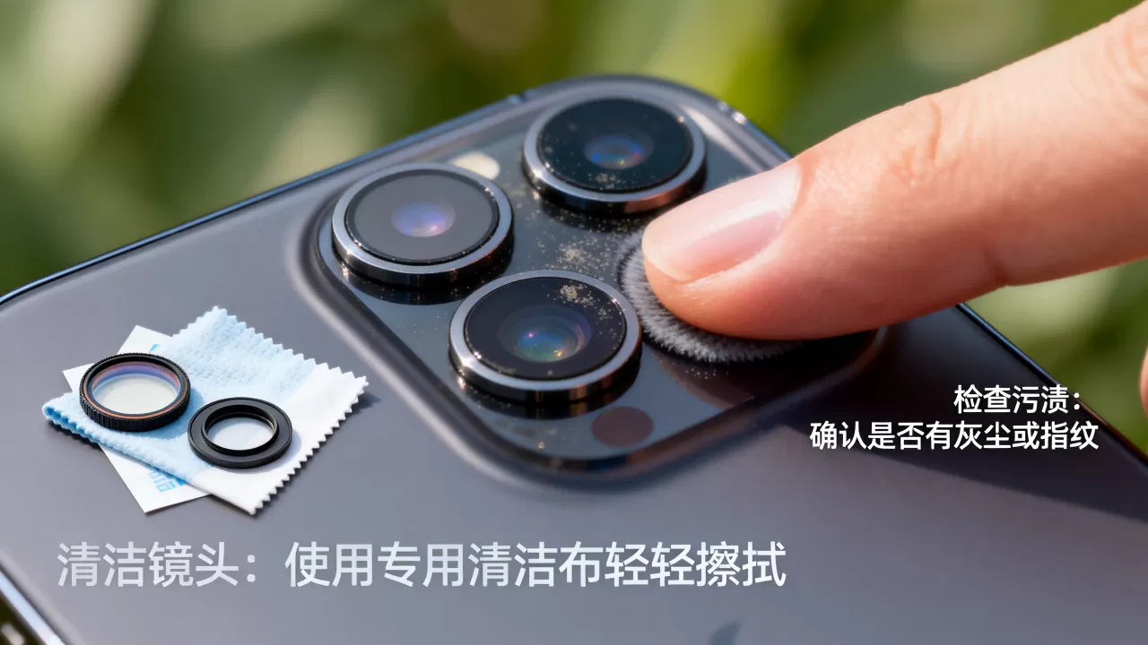 iphone相机镜头模糊怎么办，iphone相机镜头