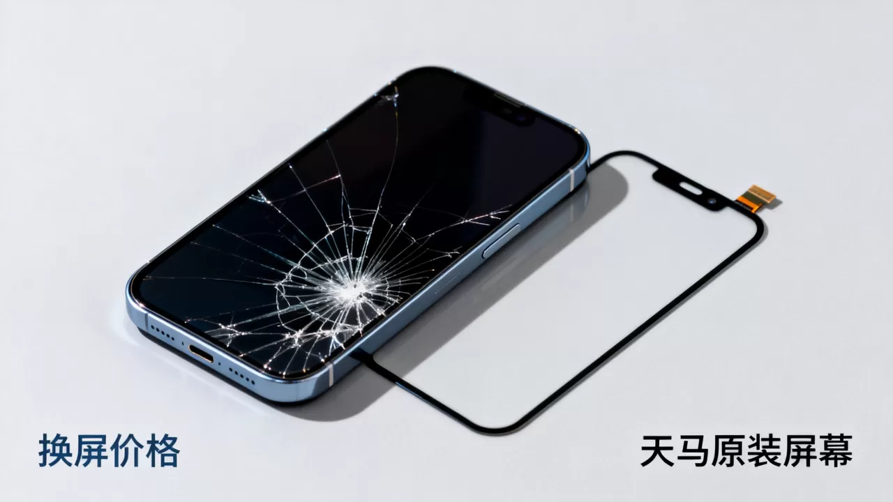 天马iphone屏坏了换屏多少钱，天马原装屏幕