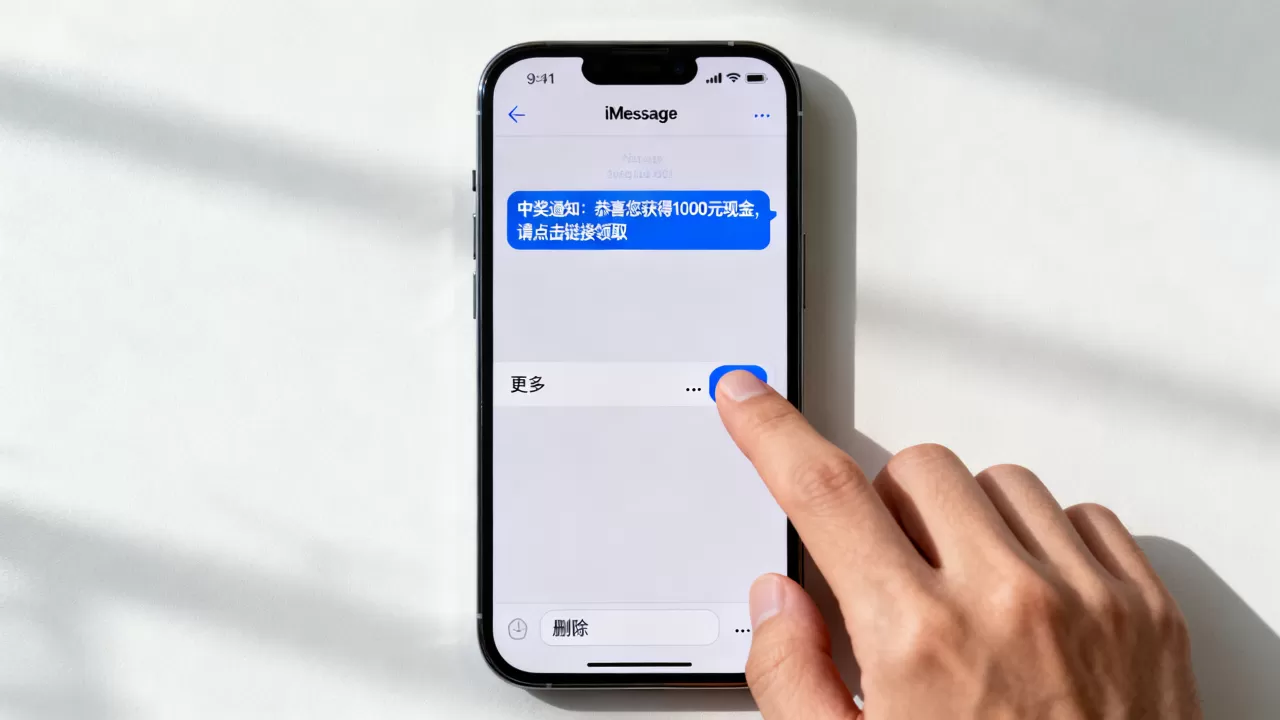 iphone imessage 垃圾信息怎么删除，imessage 垃圾短信