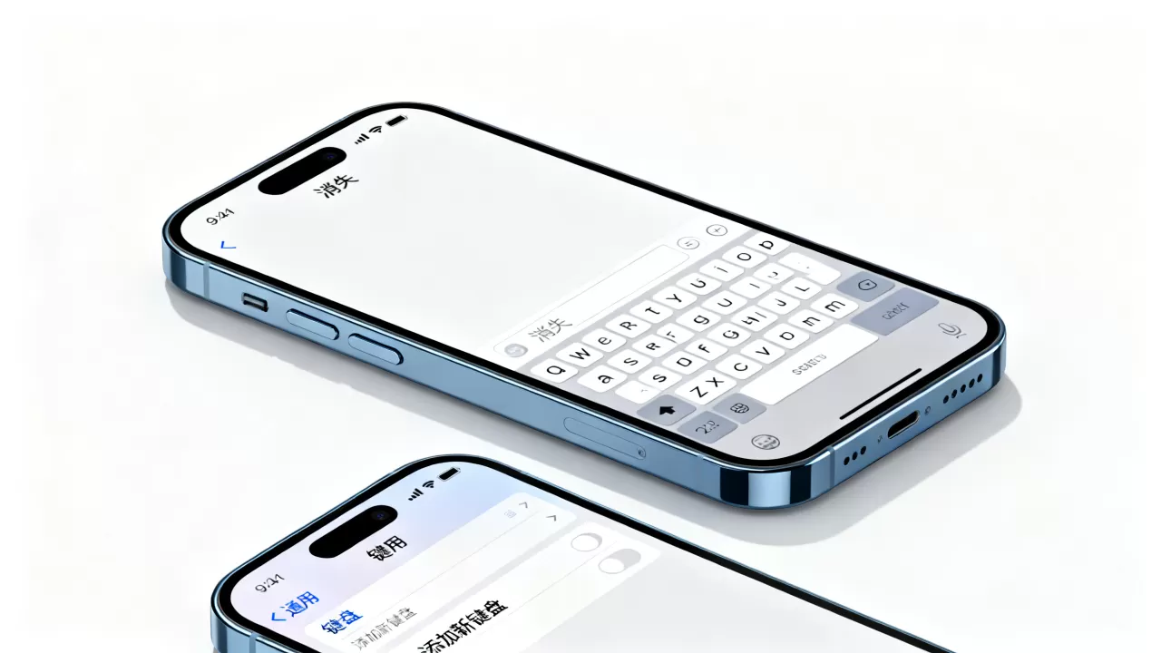 iphone删除键盘怎么恢复，iphone键盘消失