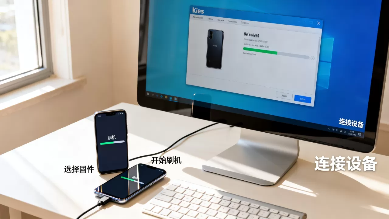 怎么用kies刷机，kies刷机教程