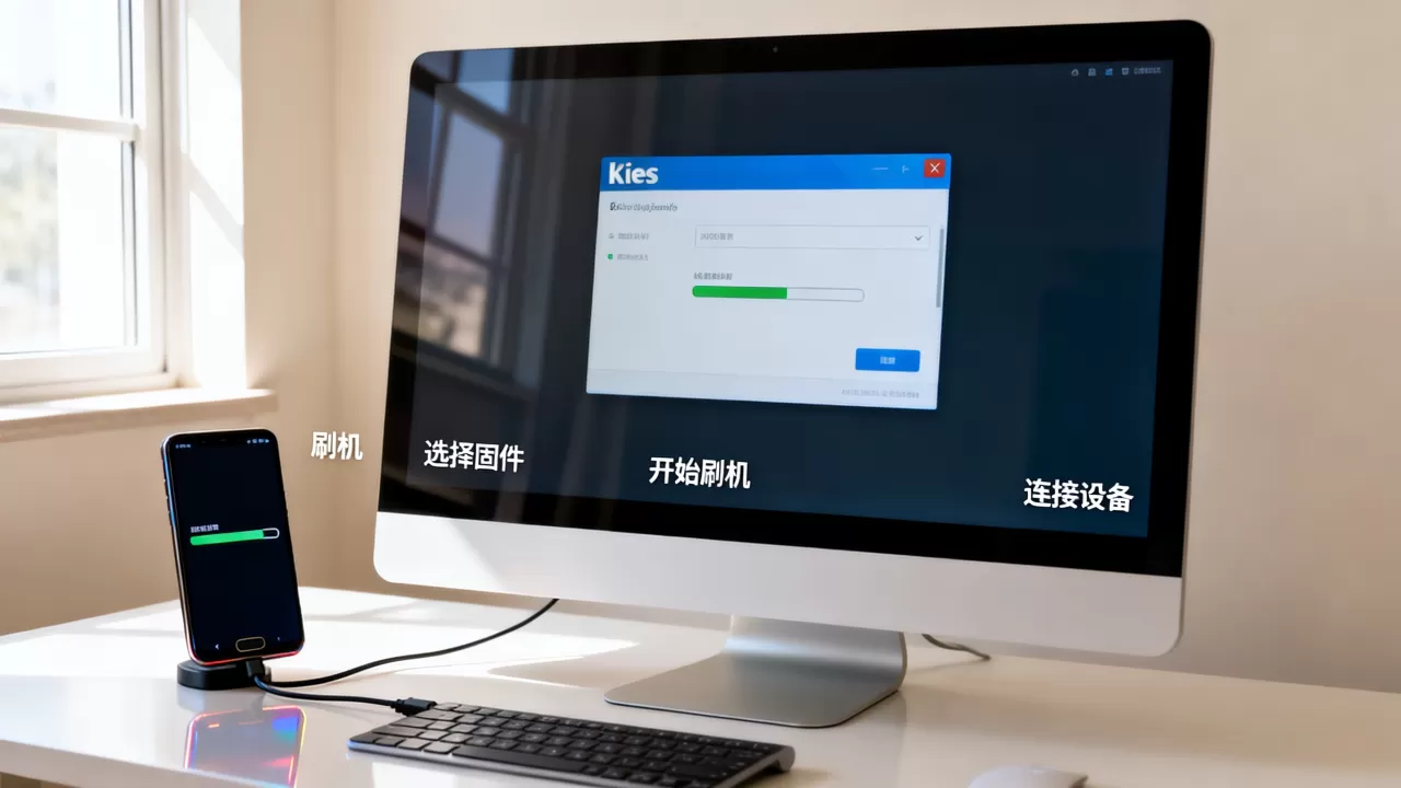 怎么用kies刷机，kies刷机教程