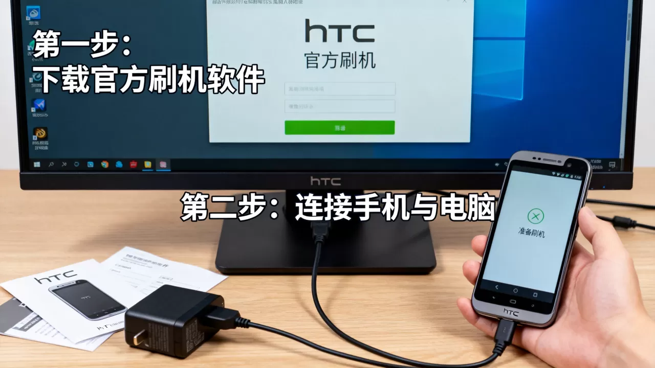 htc官方刷机软件怎么用，htc手机刷机教程