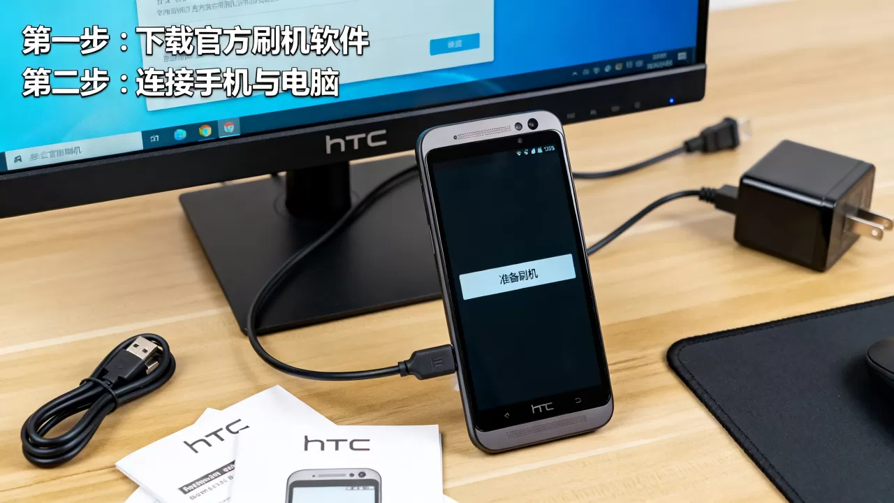 htc官方刷机软件怎么用，htc手机刷机教程