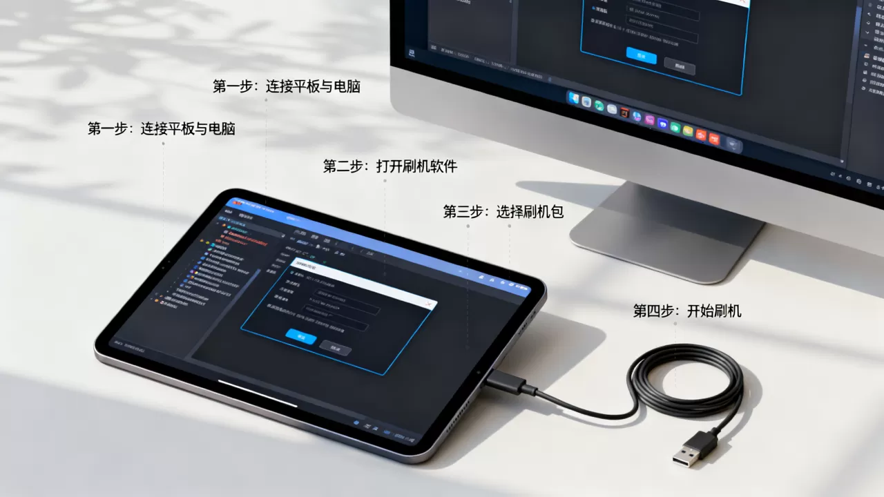 平板电脑刷机图解，平板电脑刷机教程详细步骤