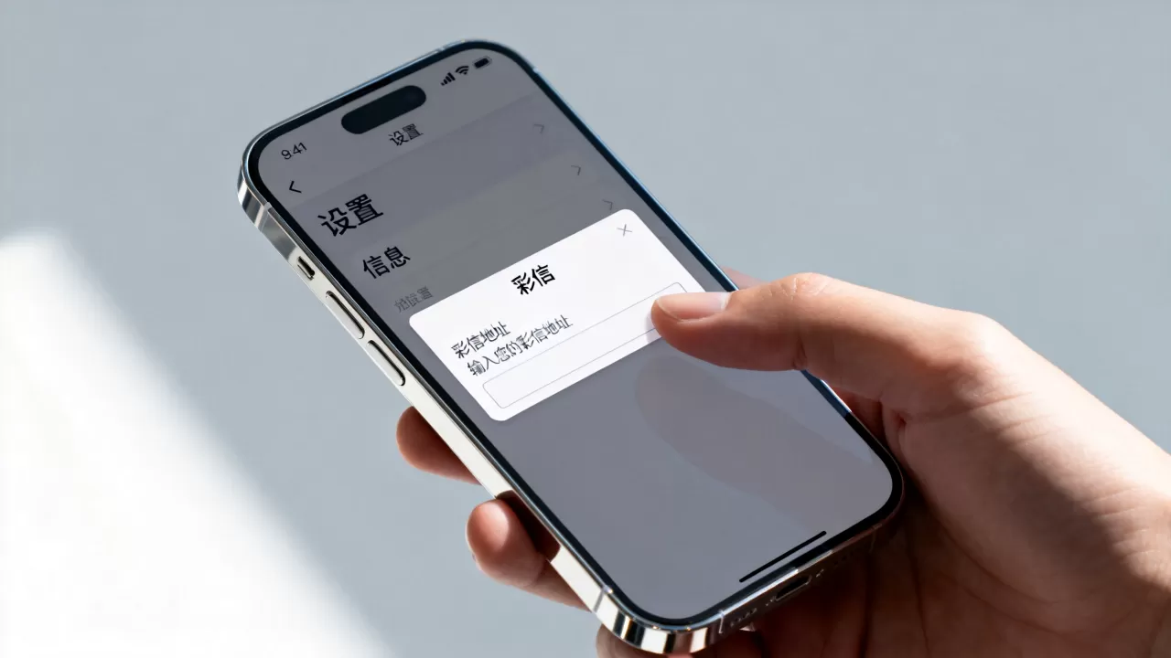 iphone彩信地址怎么设置？iphone彩信地址设置教程