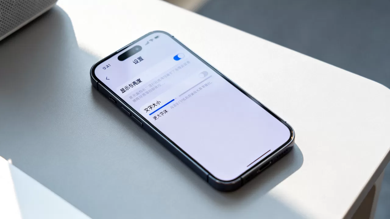 iphone字太小怎么调大，iphone屏幕字体设置
