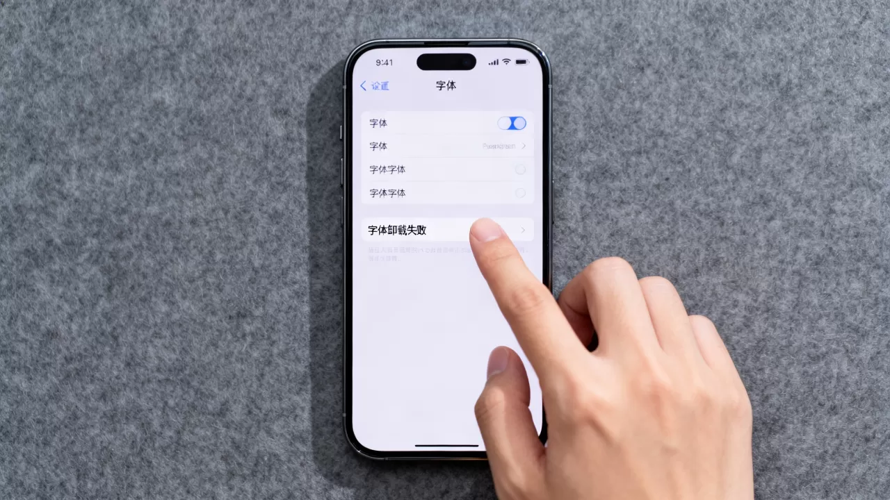 iphone字体卸载不了怎么办，iphone字体卸载