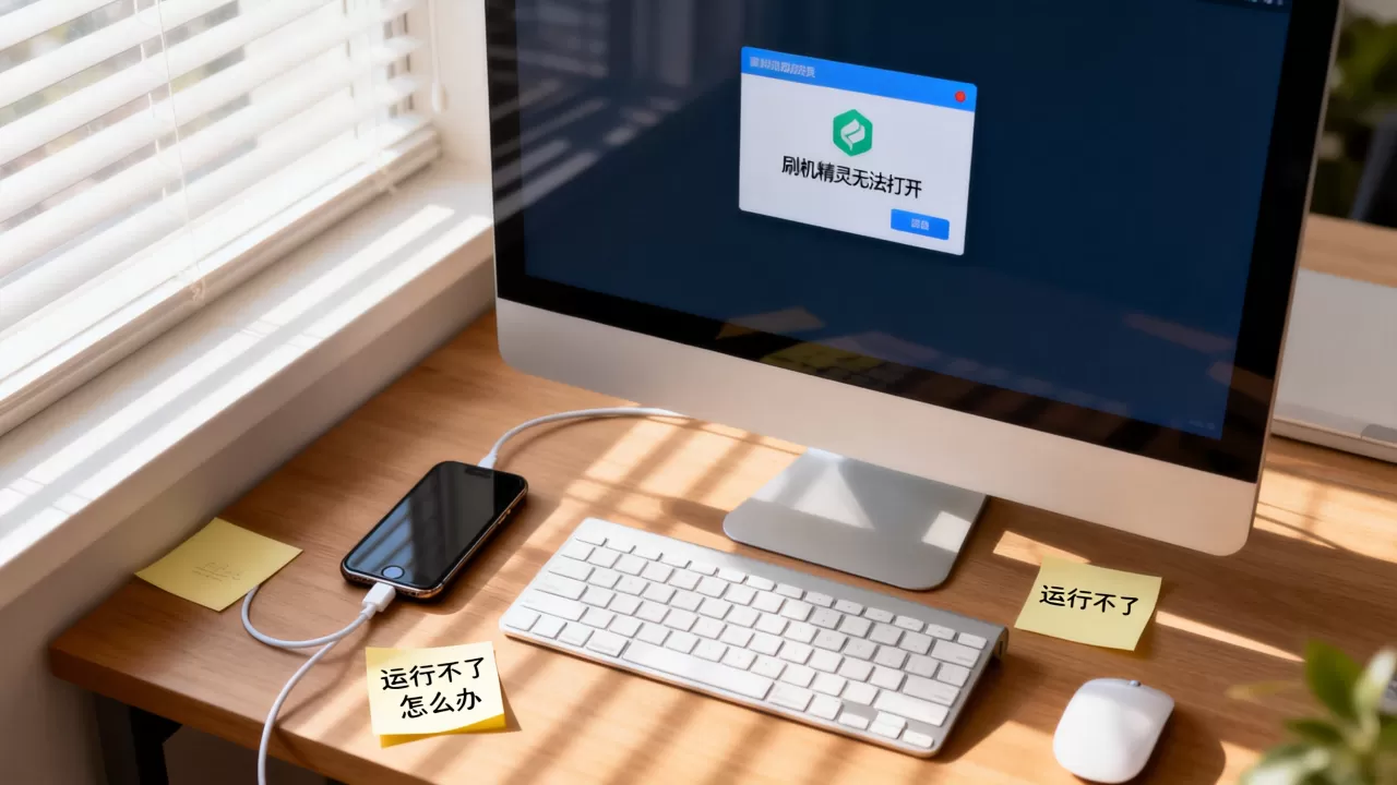 刷机精灵运行不了怎么办，刷机精灵无法打开
