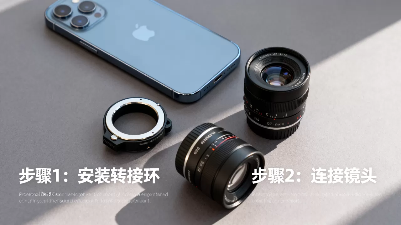 iphone镜头转接教程，iphone镜头转接