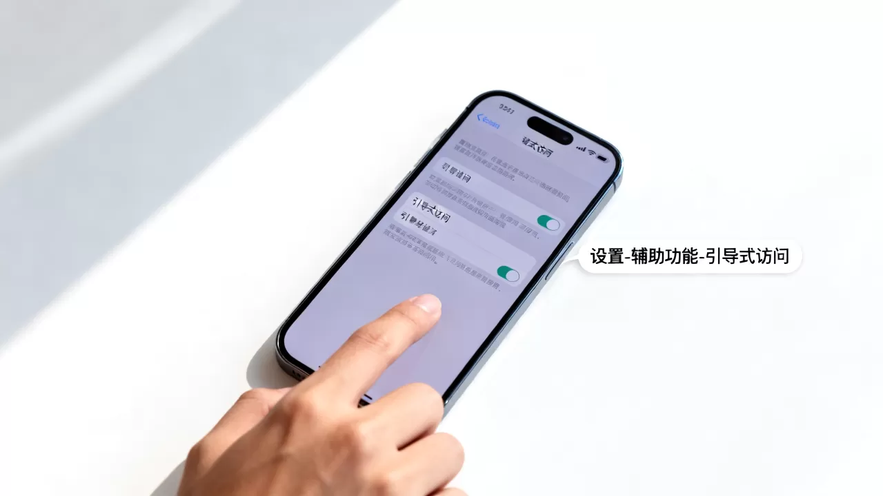 iphone固定屏幕怎么设置，iphone屏幕固定