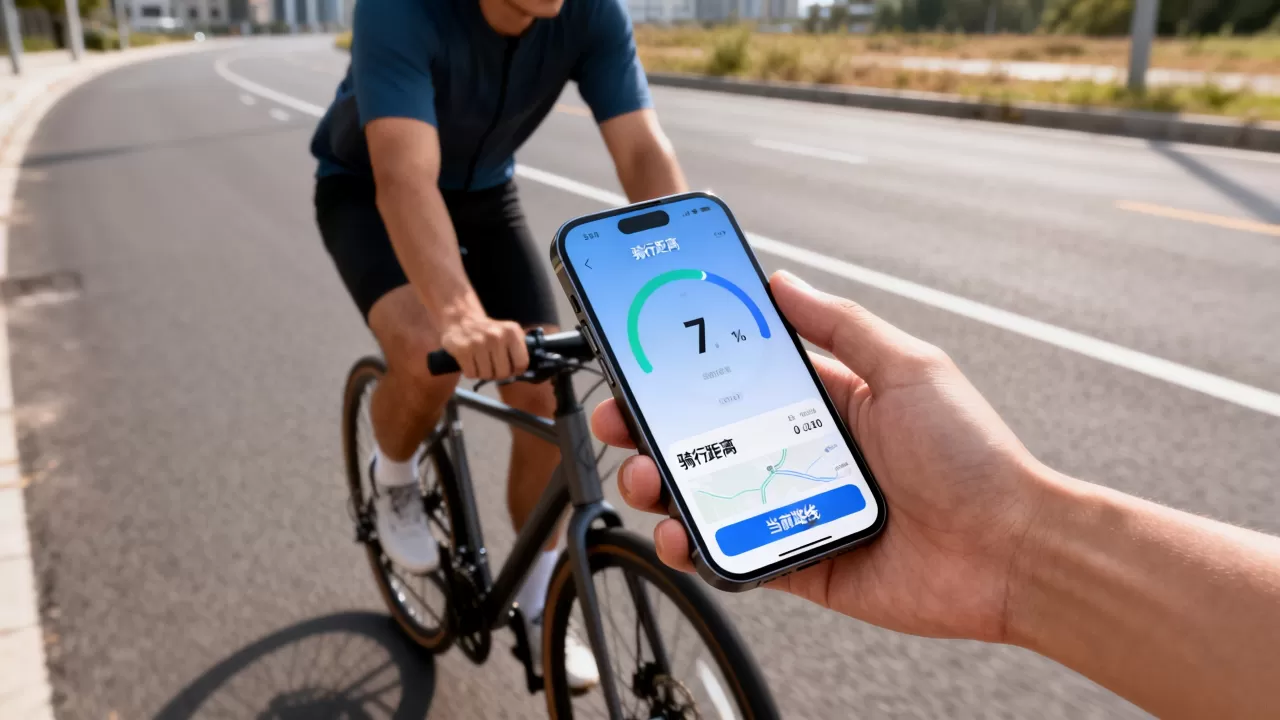 iphone骑车距离怎么算，iphone骑行距离