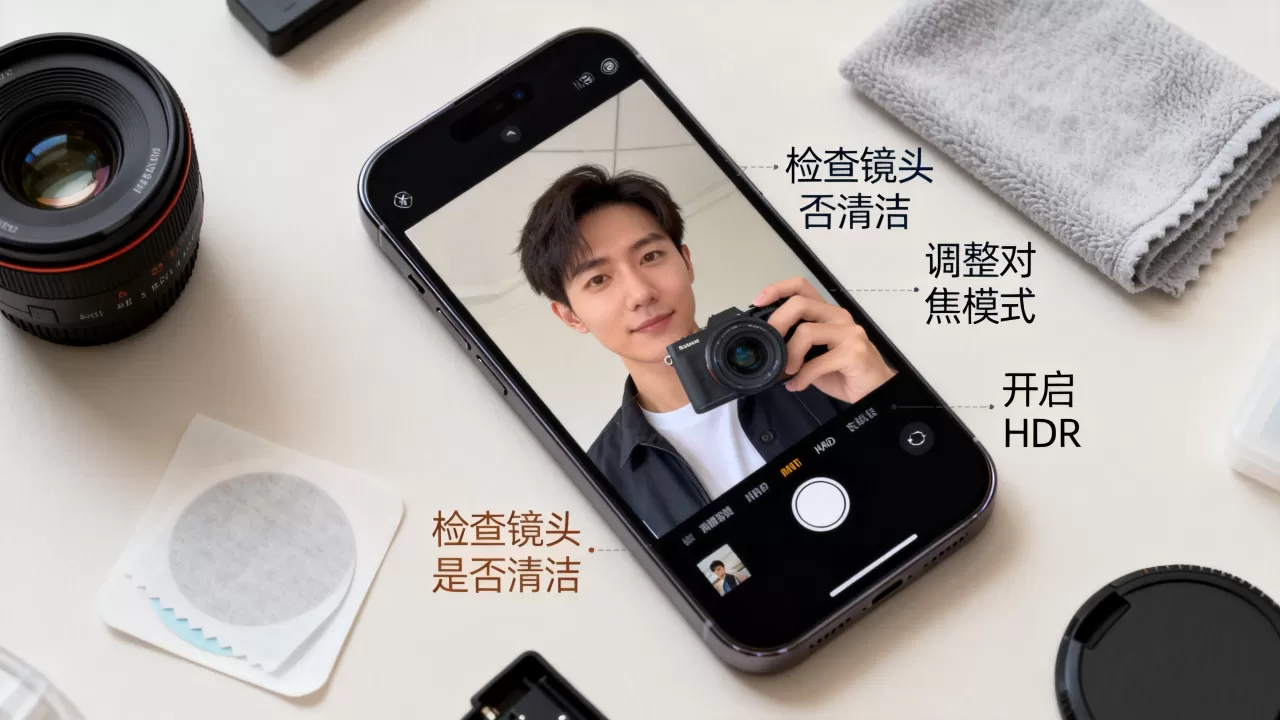 iphone手机自拍不清晰怎么办？iphone手机自拍
